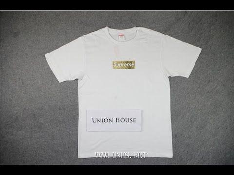 Limited Supreme Box Logo - UNHS Union House 08 Nagoya Limited Gold Box White Tee