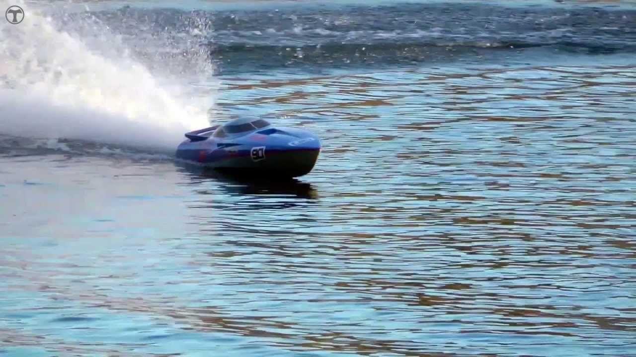 Toy Boat Red Bull Logo - TITUS MHZ RC Powerboat ( Red Bull ) Final Video 2012