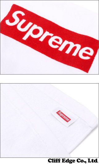 Limited Supreme Box Logo - Cliff Edge: SUPREME Box Logo Beach Towel (towels) WHITE 290