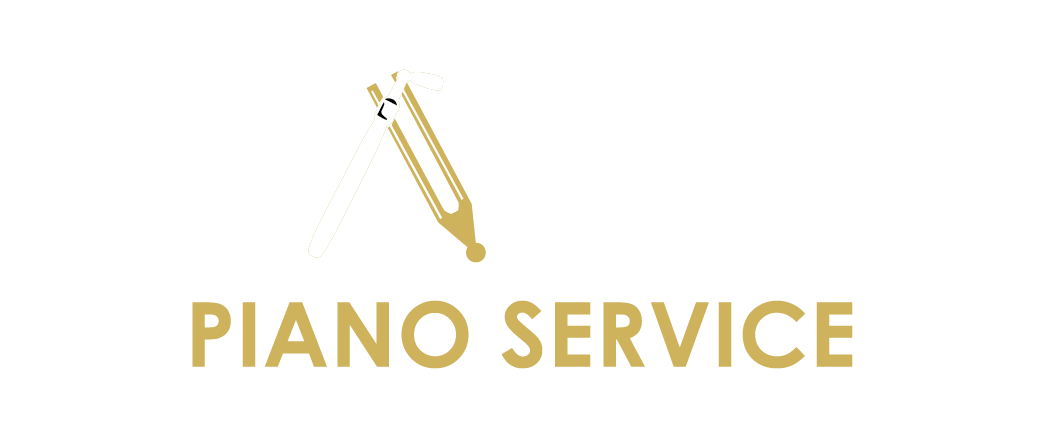 Gold Piano Logo - Piano Tuning's Piano Service