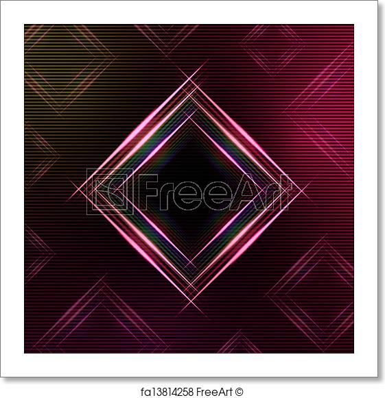 Shinning Multicolor Logo - Free art print of Abstract purple background with shining