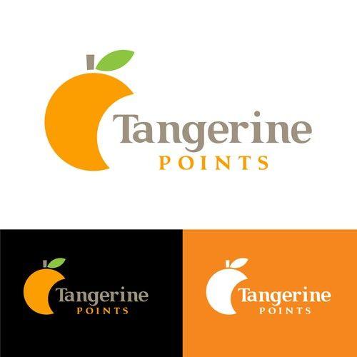 Tangerine Logo - Tangerine Points Logo Design | Logo design contest