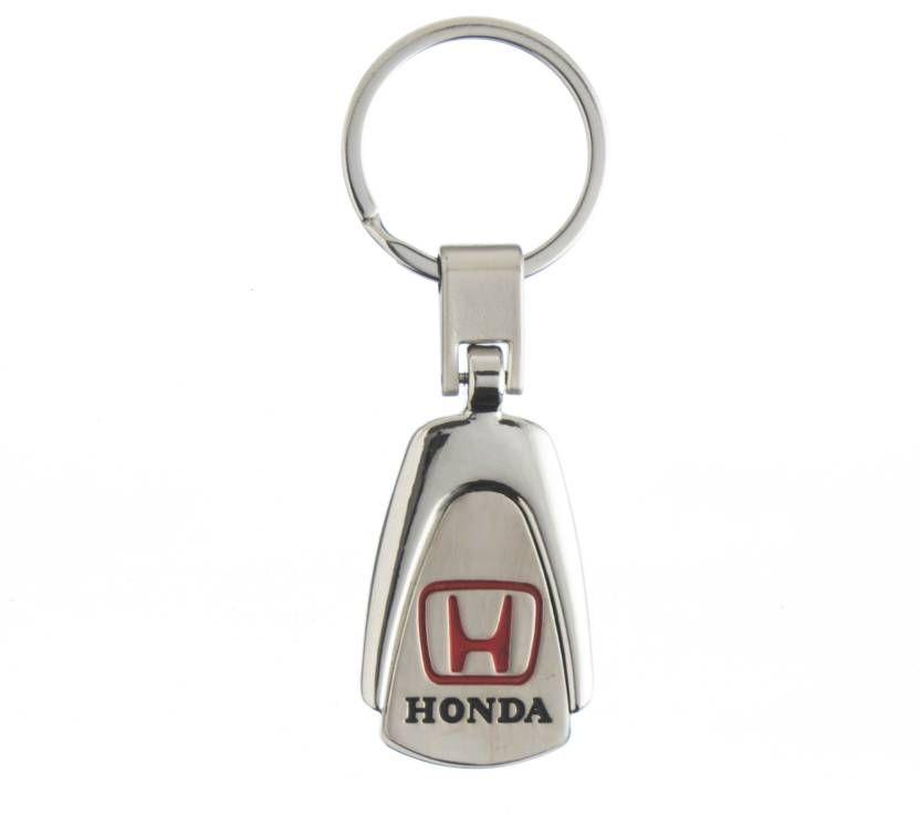 Shinning Multicolor Logo - Techpro Shining silver Honda Logo Key Chain Techpro Shining