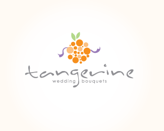 Tangerine Logo - Tangerine Wedding Bouquets Designed
