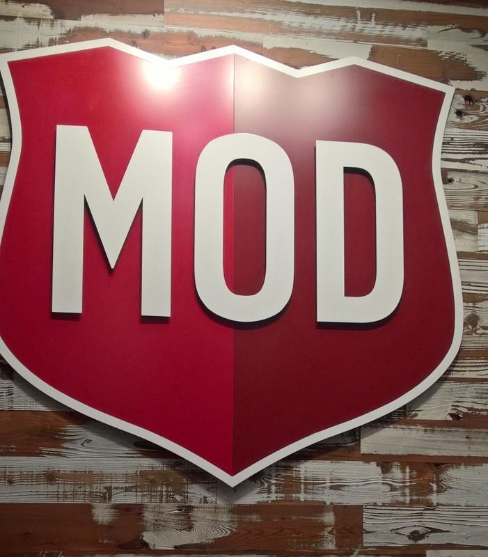 Mod Pizza Logo - M.O.D Pizza On Demand Family Style Pizza / Shedonist