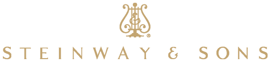 Gold Piano Logo - Steinway & Sons. The National Distributor For Steinway Pianos
