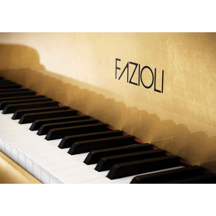Gold Piano Logo - Fazioli Gold Leaf Piano