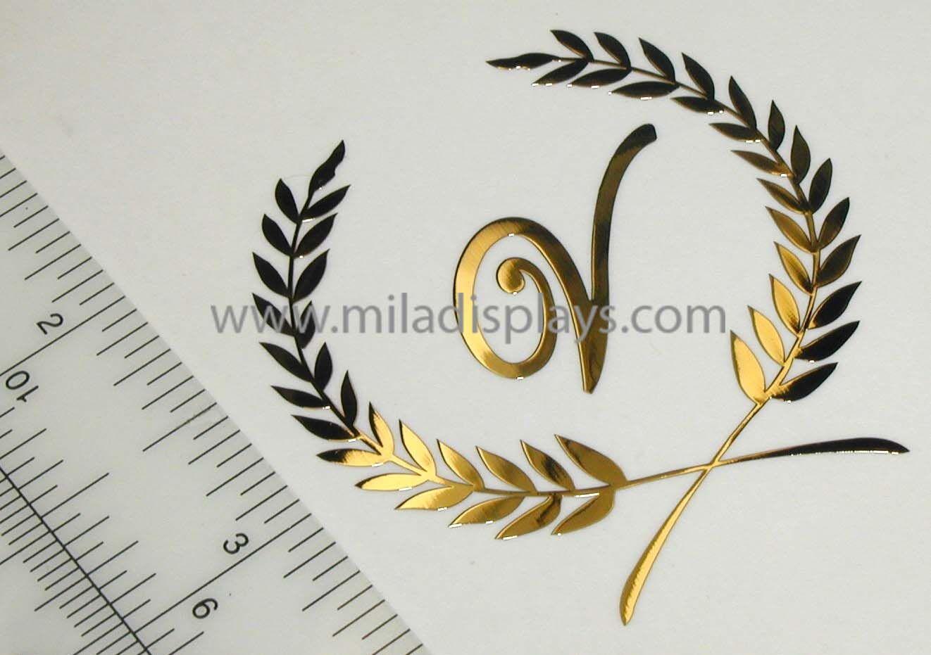 Gold Piano Logo - Transcripts AT Solid Metal Letters & Metal Logos Mila Displays