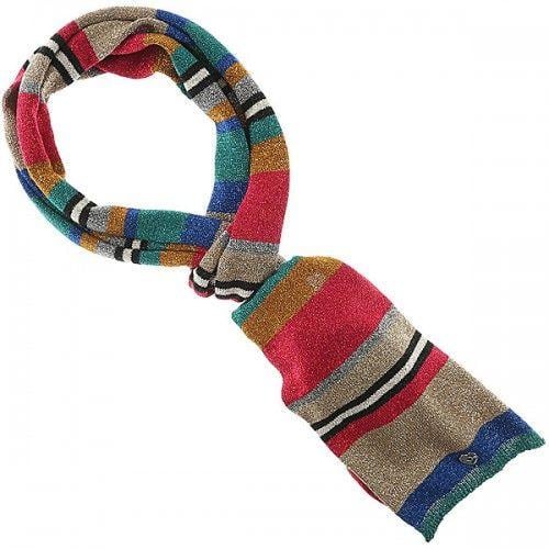 Shinning Multicolor Logo - Twin Set by Simona Barbieri Womens Accessories Multicolor Scarves ...