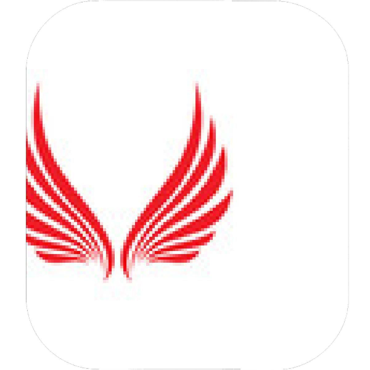Bird with Red Circle Airline Logo - Designs