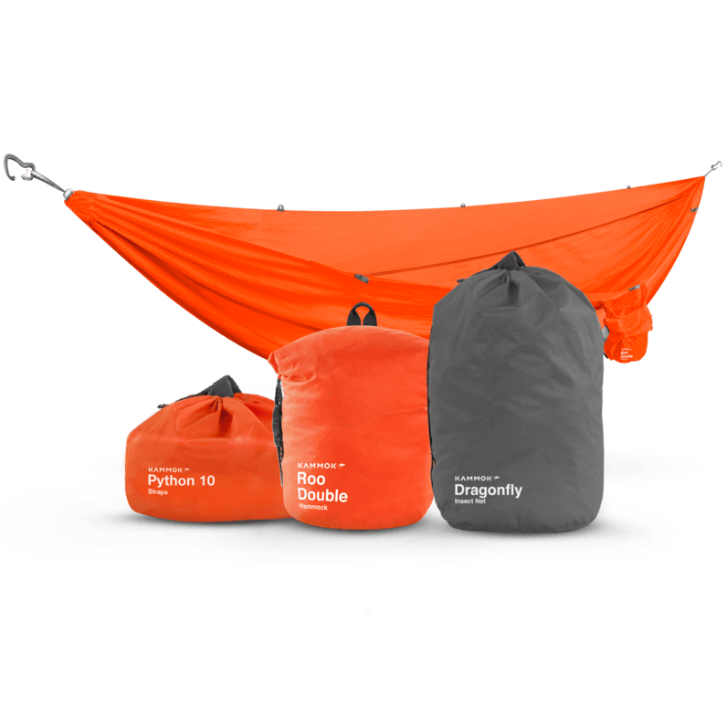 Roo Camping Logo - Kammok | Camp Starter Kit - Roo Double, Python 10, Dragonfly