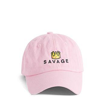 Savage Crown Logo - Hat Beast Savage Crown Cap from Forever 21