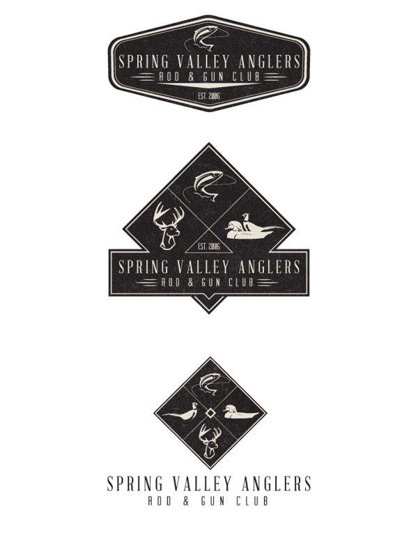 Roo Camping Logo - Spring Valley Anglers Rod & Gun Club by Jeremy Teff, via Behance