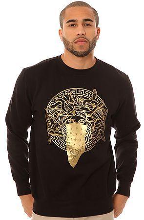 Crooks and Castles Versace Logo - The Primo Sweatshirt in Black by Crooks and Castles | Stuff to Buy ...