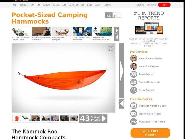 Roo Camping Logo - Pocket-Sized Camping Hammocks - The Kammok Roo Hammock Compacts into ...
