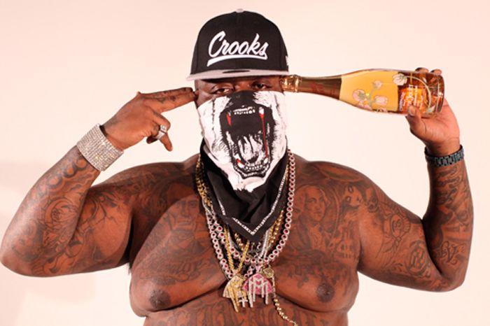 Crooks and Castles Versace Logo - Rick Ross Rocking Crooks & Castles Baseball Script New Era Fitted