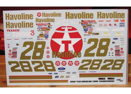 Old Havoline Logo - Powerslide Decals - Mike's Decals