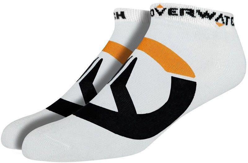 White Socks Logo - Overwatch White Socks (One Size)
