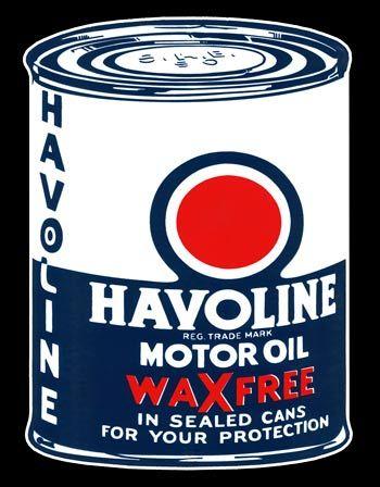 Old Havoline Logo - Havoline Oil Can Porcelain Sign | Oil Cans | Porcelain Signs | From ...