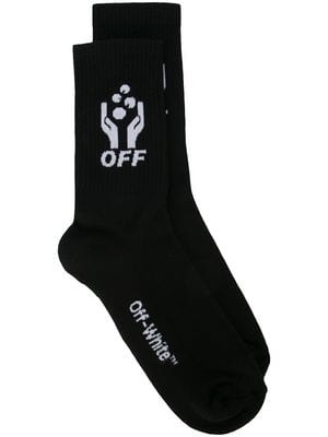 White Socks Logo - Off- White Socks - Farfetch