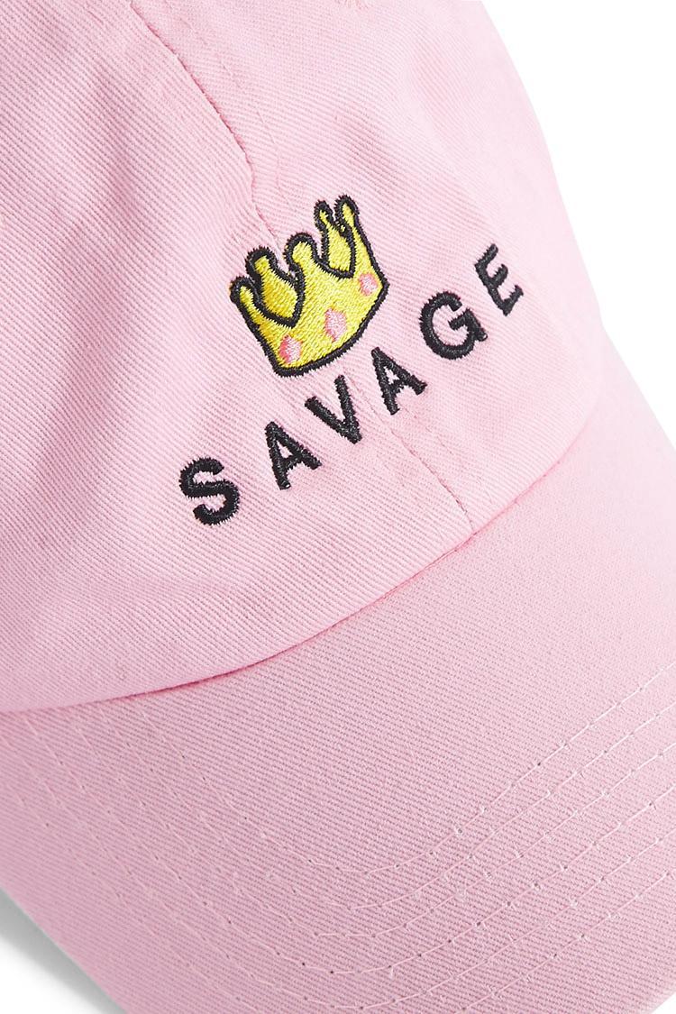 Savage Crown Logo - Lyst - Forever 21 Hatbeast Savage Crown Cap in Pink
