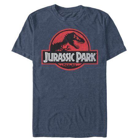 Mammoth in Red Circle Logo - Jurassic Park Men's Red Circle Logo T-Shirt - Walmart.com