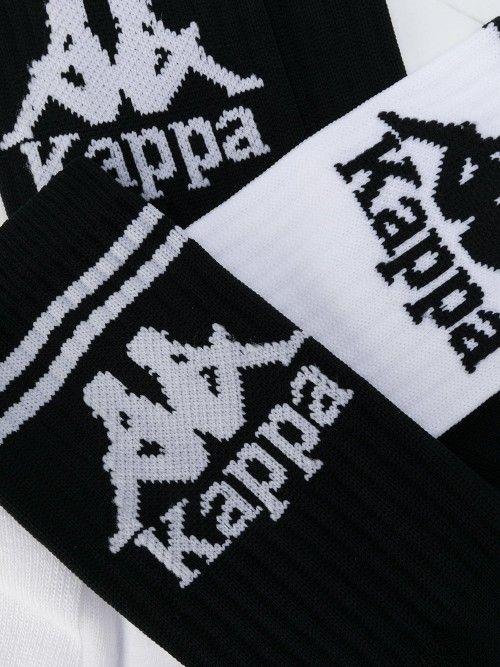 White Socks Logo - Kappa - Logo Socks Tris - Man