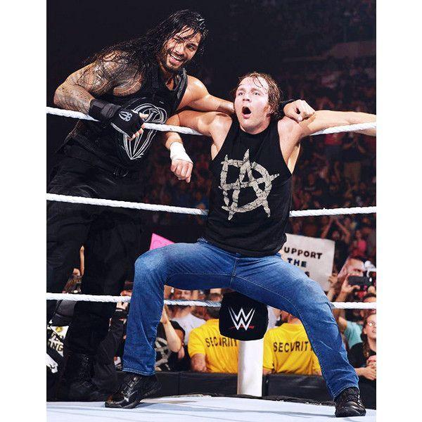 Roman Reigns RR Logo - Captain BIG DICK Ambrose ❤ liked on Polyvore. My Polyvore Finds