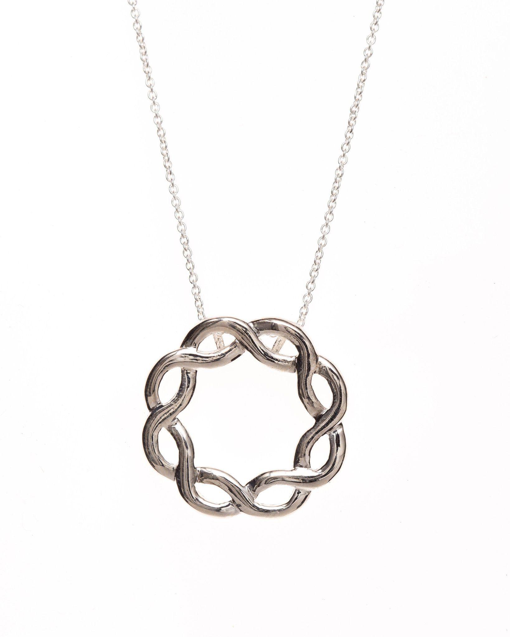 Pretty Silver Circle Logo - Pretty Silver Infinite Circle of Love – Havilah Designer Jewellers