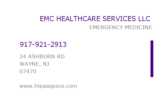 EMC Health Care Logo - NPI Number. EMC HEALTHCARE SERVICES LLC. WAYNE, NJ