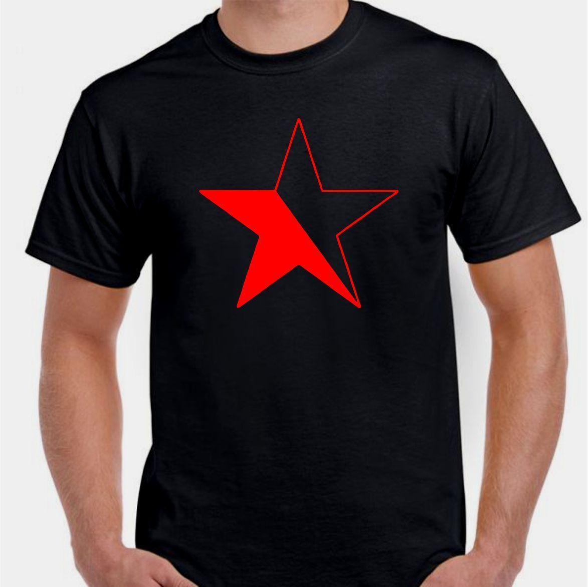 Red Star and the Letter T with a Logo - Anarchy Anarcho Communism Red Star Revolt Revolution T Shirt 100 ...