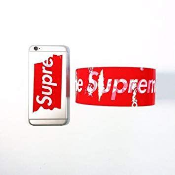 Office Red Box Logo - Supreme Red Logo Adhesive Tape BOPP Duct Tape Box Logo 4.5 cm 100 ...
