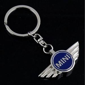 New Mini Logo - NEW MINI COOPER CAR KEY CHAIN KEYRING BLUE MINI LOGO STEEL GIFT ...