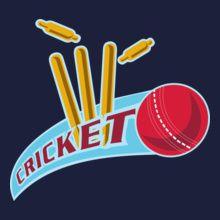 Ball Bat Logo - Cricket Logo Ball Bat Wickets T Shirts. Buy Cricket Logo Ball Bat