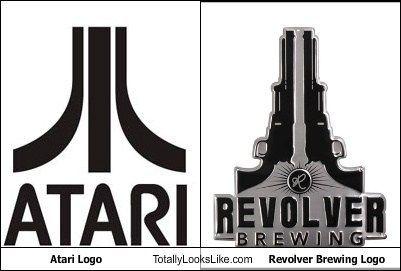 Atari Logo - Atari Logo Totally Looks Like Revolver Brewing Logo - Totally Looks Like