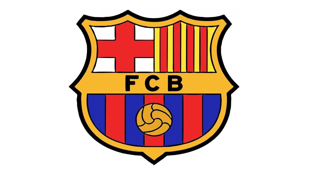 Barcilona Logo - How to Draw the FC Barcelona Logo (FCB) - YouTube