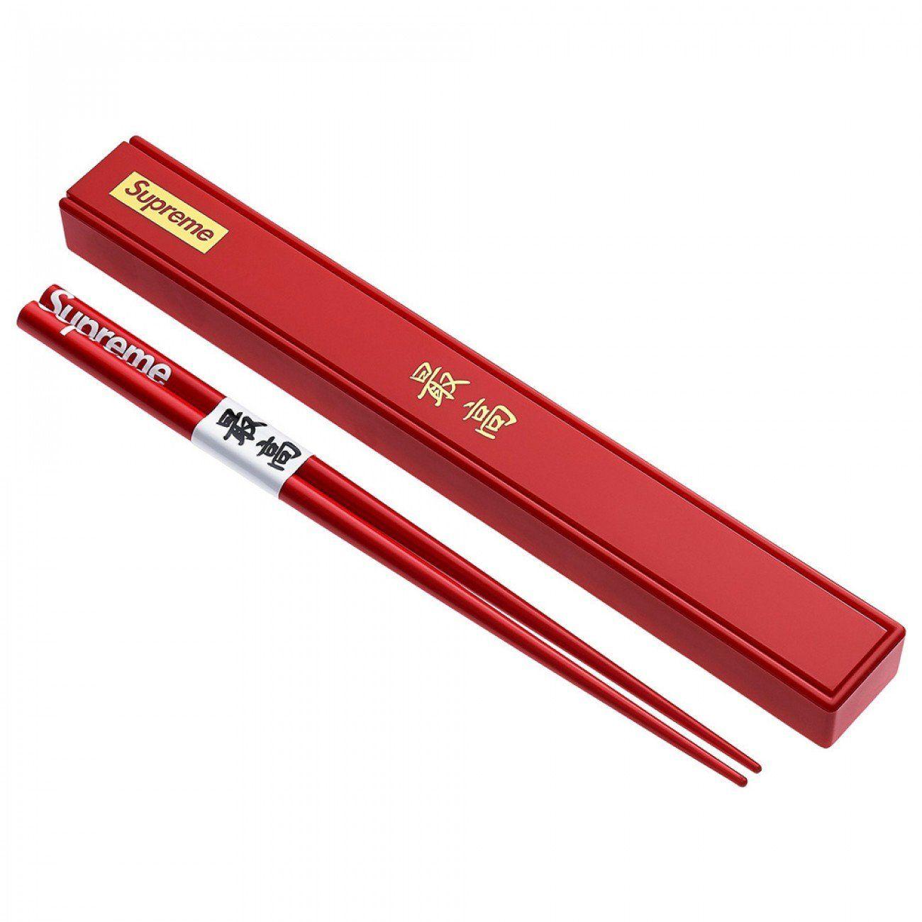 Office Red Box Logo - Supreme Chopsticks - Red