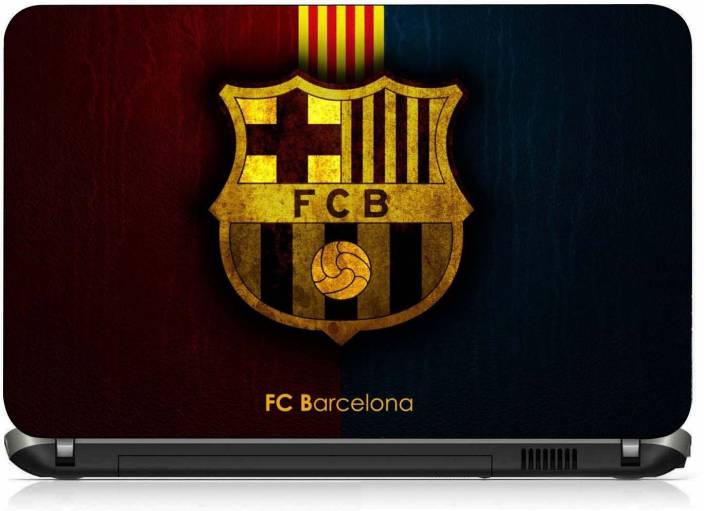 FCB Logo - VI Collections FCB LOGO IN GOLD pvc Laptop Decal 15.6 Price in India ...
