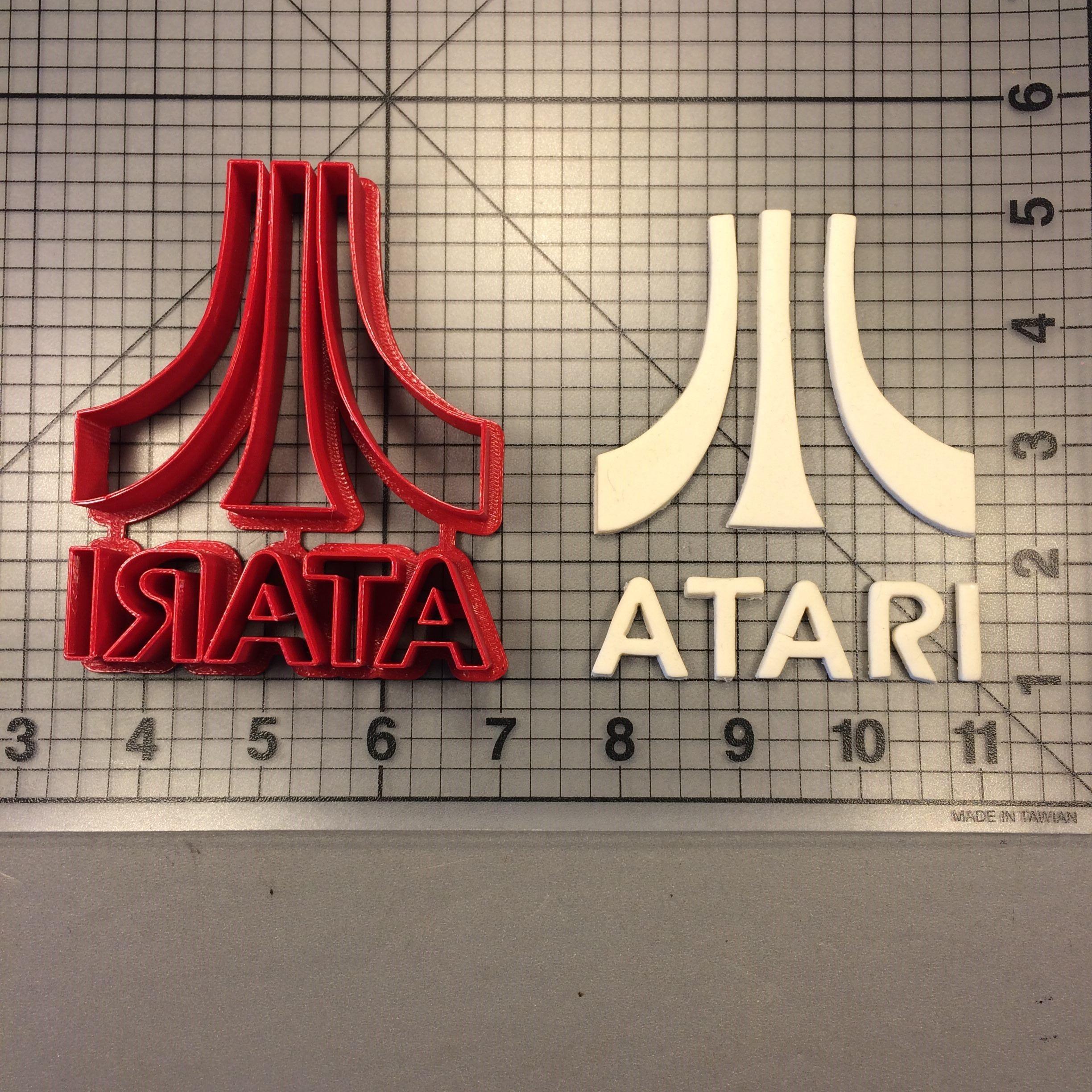 Atari Logo - Atari Logo 100 Cookie Cutter