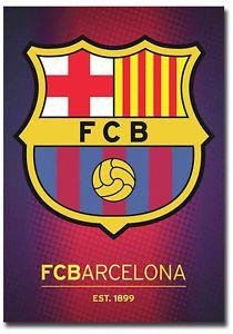 FCB Logo - FCB Barcelona Catalonia Spain Logo Poster Fridge Magnet Size 2.5