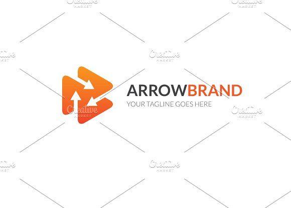 Arrow Brand Logo - Arrow Brand Logo Logo Templates Creative Market