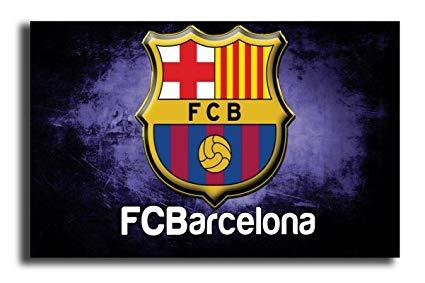 FCB Logo - Pixel Artz - FCB Barcelona Football Club Logo - HD Quality - Poster ...