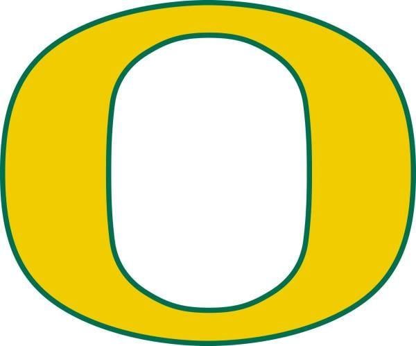 Oregon O Logo - Oregon Ducks O Logo Vinyl Decal / Sticker 5 Sizes!!!