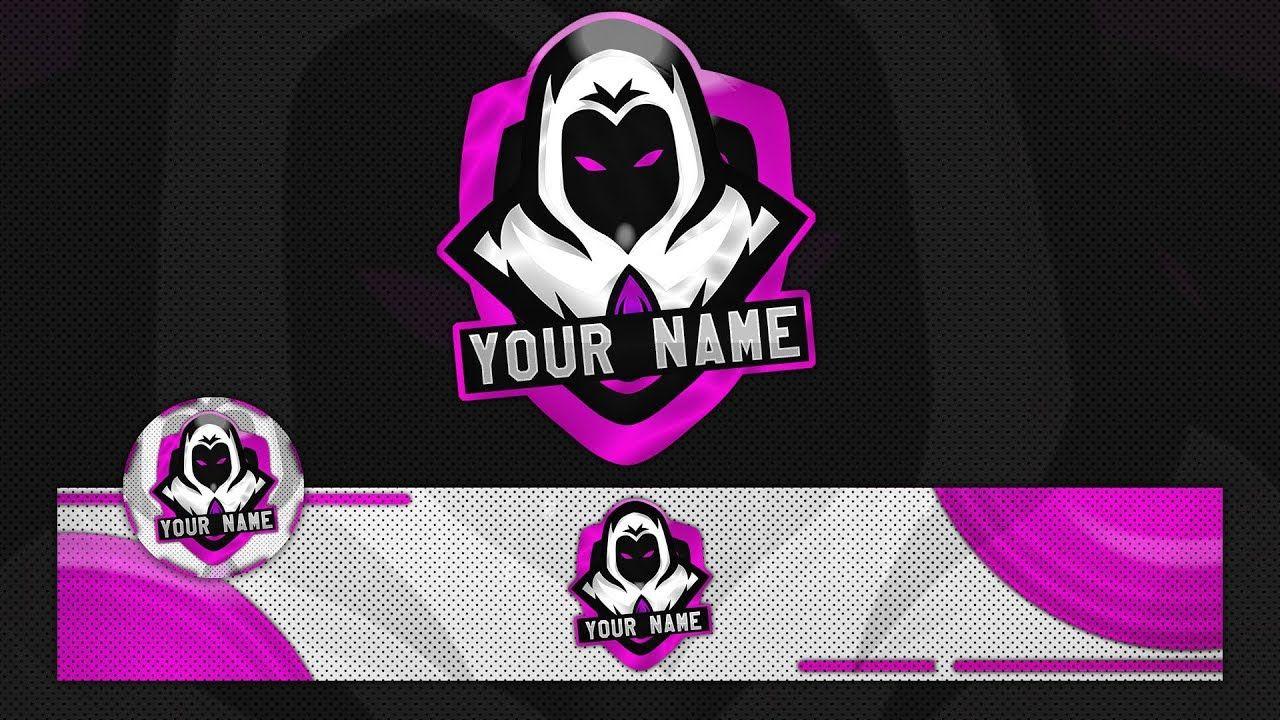 Purple Gamer Logo - FREE Ghost GAMİNG LOGO W Banner Template 2018