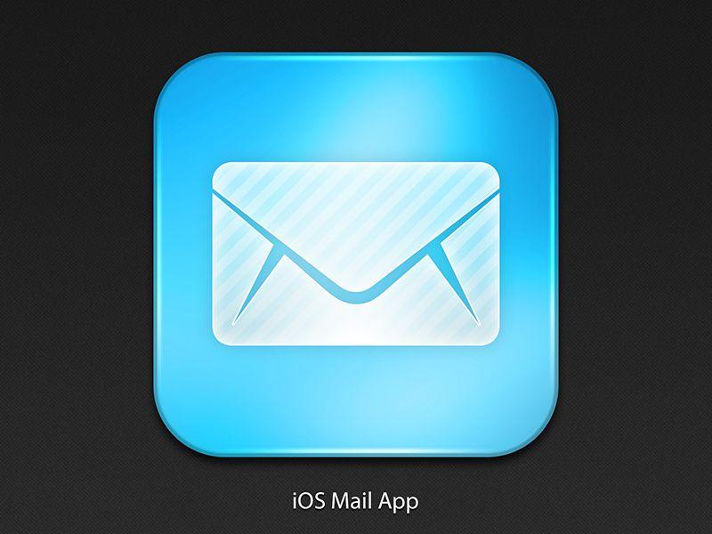 Mail App Logo - Ios Mail Icon by Hervé Denjean | Dribbble | Dribbble