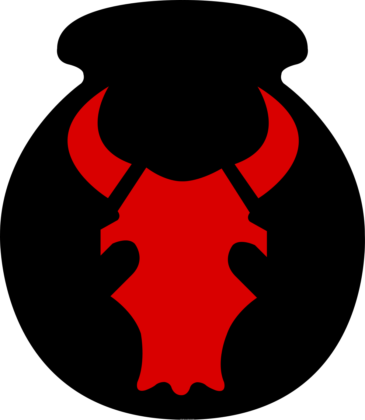 Two Red Bulls Logo - 34th Infantry Division (United States)