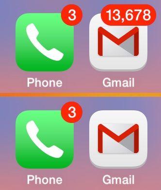 Gmail App Logo - Hide the Unread eMail Number on Mail Icons for iPhone & iPad