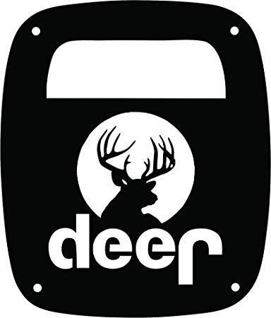 Cool Jeep Logo - Amazon.com: JeepTails Deer and Jeep Logo Design - Jeep YJ Wrangler ...