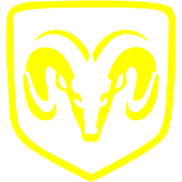 Yellow Dodge Logo - Yellow dodge icon yellow car logo icons