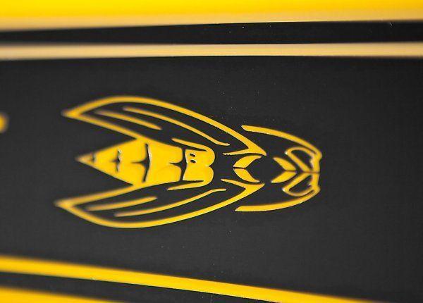 Yellow Dodge Logo - Dodge Challenger SRT8 392 Yellow Jacket Emblem. American Muscle